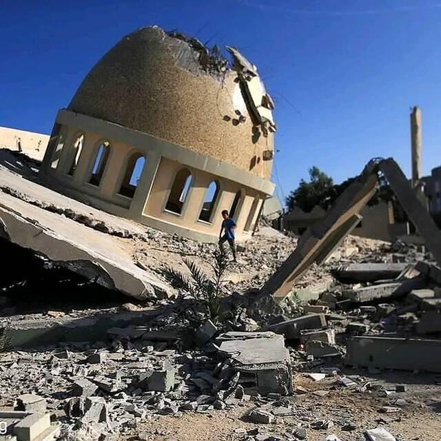 Ruins of Al-Hassania Mosque, Gaza